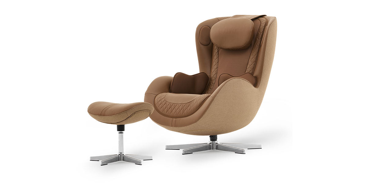 Nouhaus Nou Campo Massage Chair with Ottoman