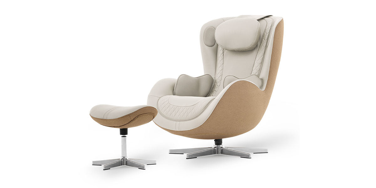 Nouhaus Nou Campo Massage Chair with Ottoman