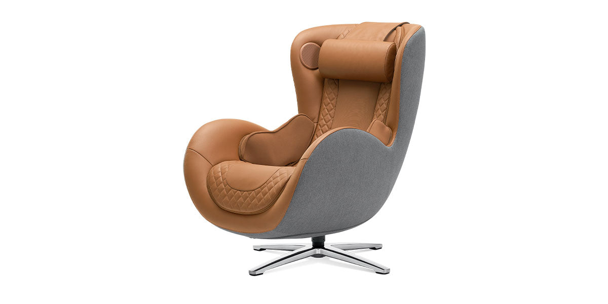 NOUHAUS Classic Massage Chair with Ottoman