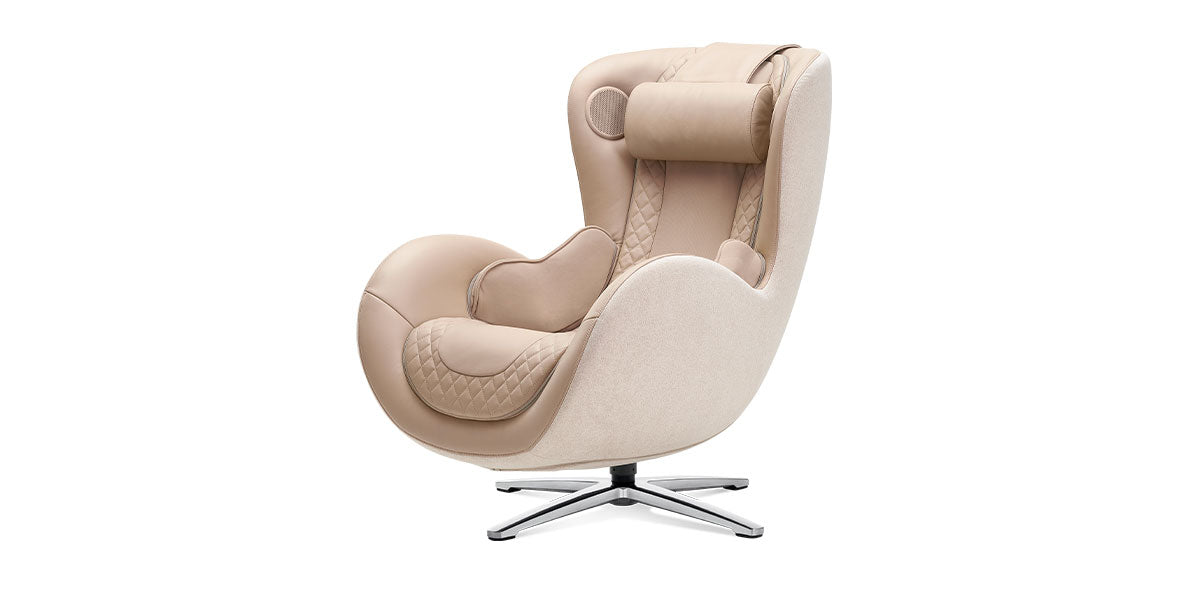 NOUHAUS Classic Massage Chair with Ottoman