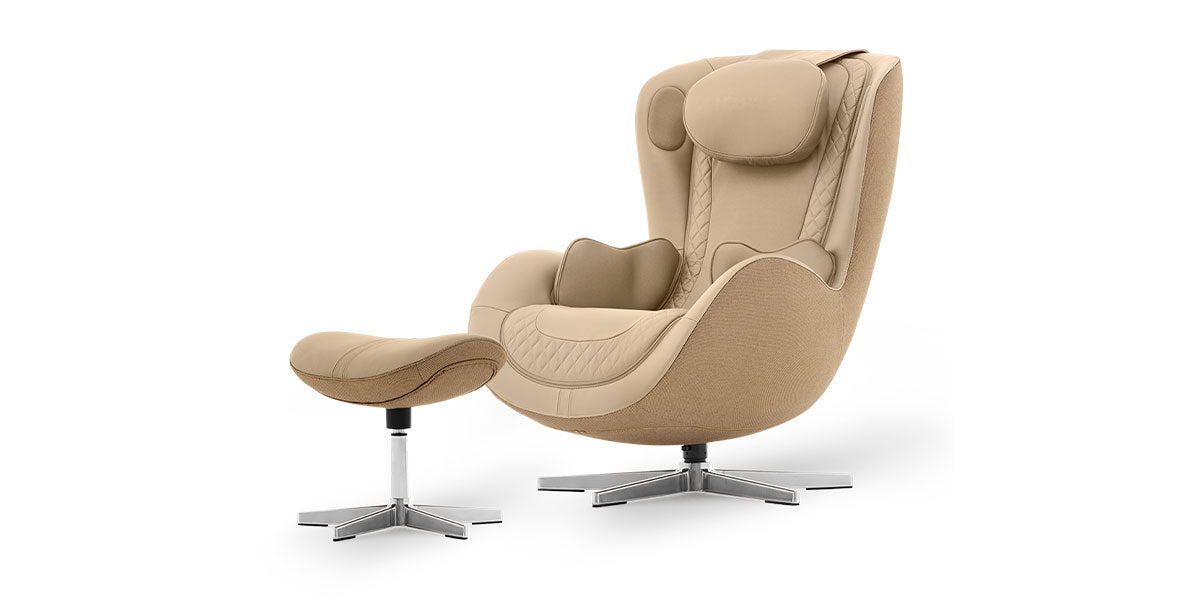 Nouhaus Nou Campo Massage Chair with Ottoman