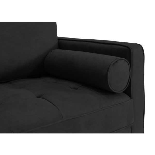 Black pillow - Black "Module" Ergonomic Sofabed