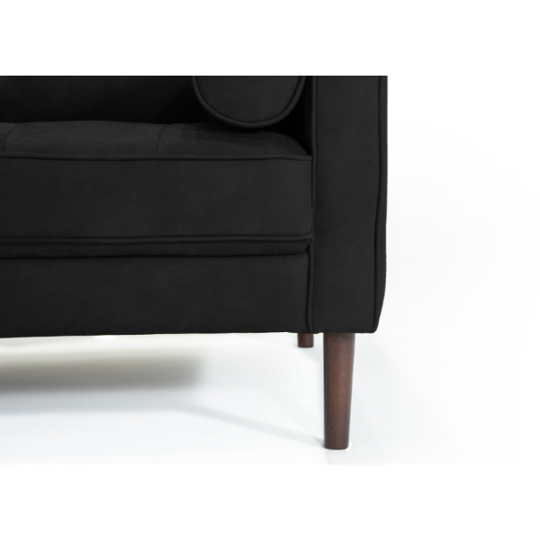 Foot Pegs of the Black "Module" Ergonomic Sofabed